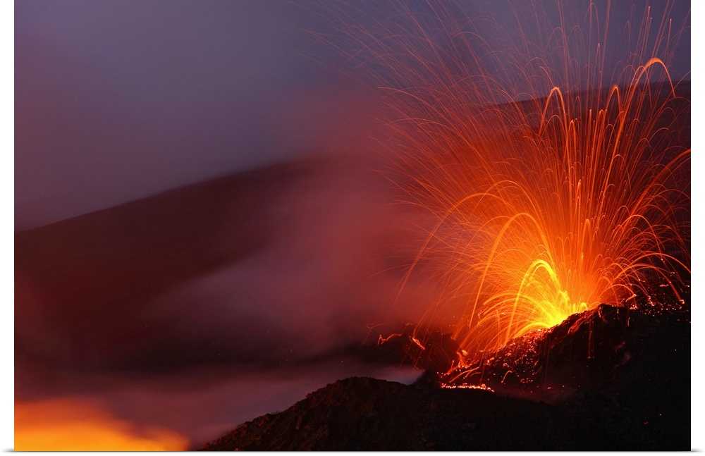 Mount Etna eruption Sicily Italy