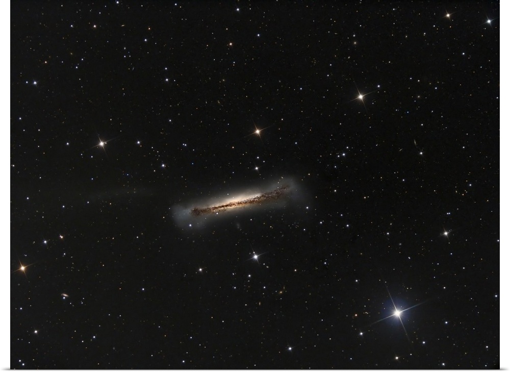 NGC 3628, the Hamburger Galaxy.