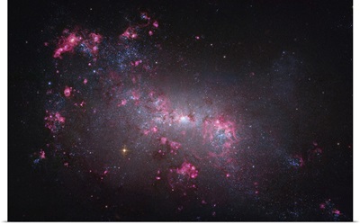 NGC 4449, an irregular galaxy in the constellation Canes Venatici