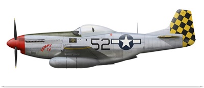 P-51D Mustang, nicknamed Shimmy IV