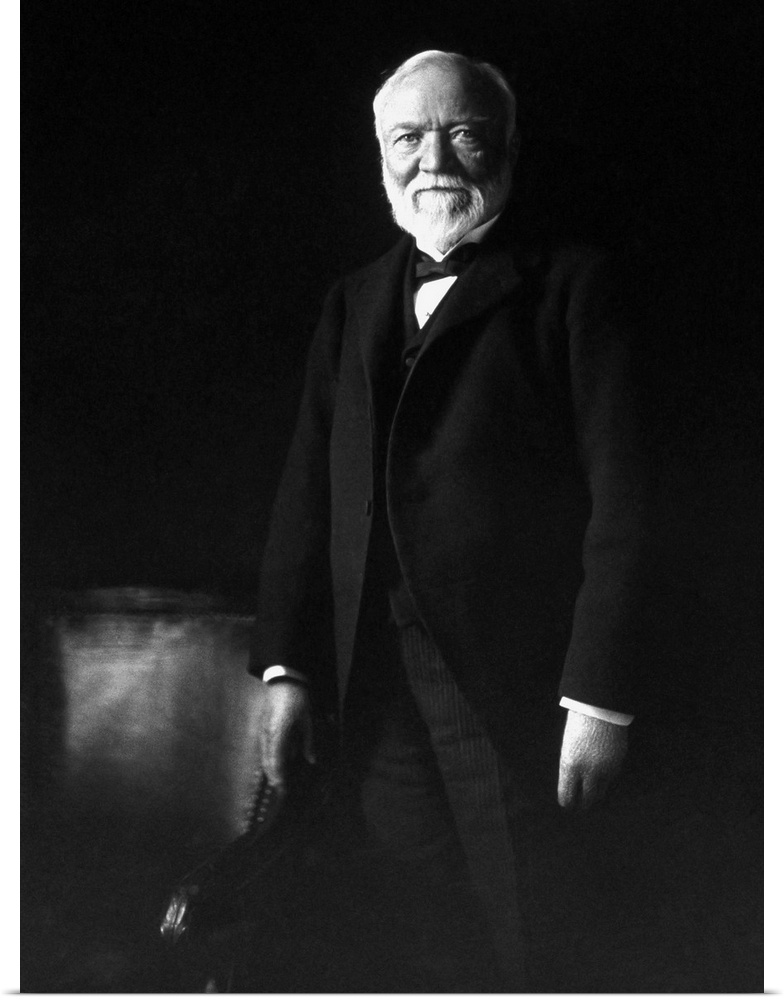 Photo of industrialist Andrew Carnegie.