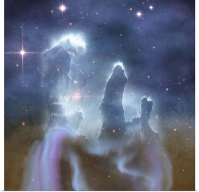 Pillars of Creation in the Eagle Nebula