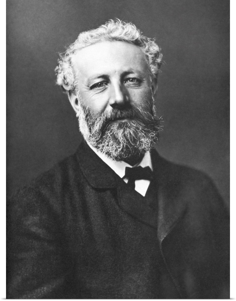 Portrait of French novelist Jules Verne.