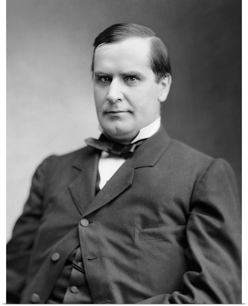 Portrait of William McKinley during his term as U.S. Congressman for Ohio.