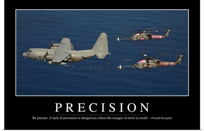Precision: Inspirational Quote and Motivational Poster