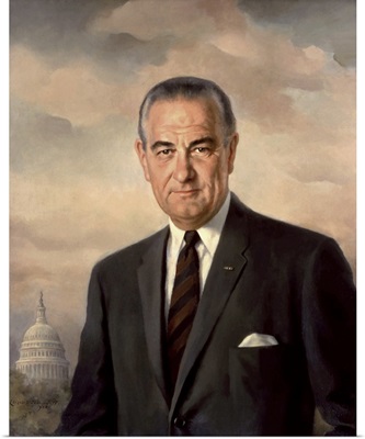 Presidential portait of Lyndon Baines Johnson