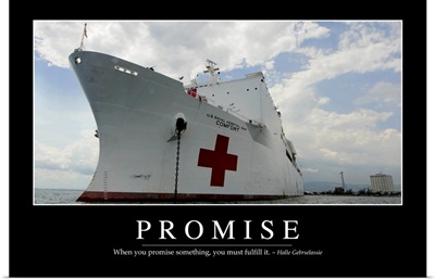 Promise: Inspirational Quote and Motivational Poster