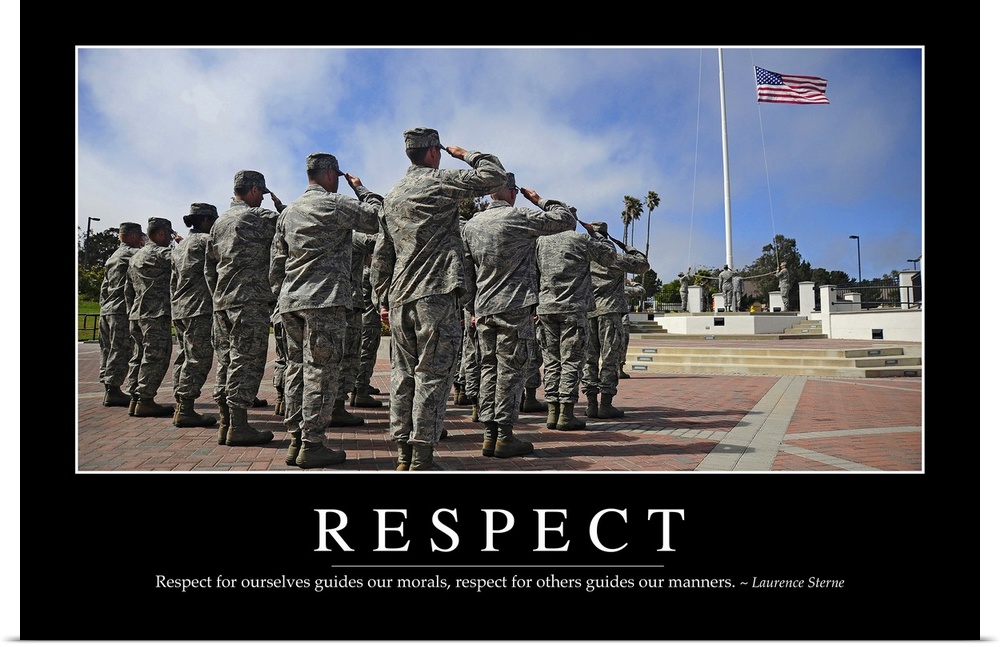 Respect: Inspirational Quote and Motivational Poster