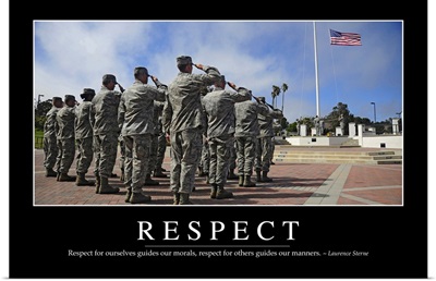 Respect: Inspirational Quote and Motivational Poster
