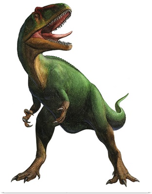 Saurophaganax maximus, a prehistoric era dinosaur