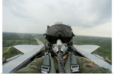 Self-Portrait Of An Aerial Combat Photographer