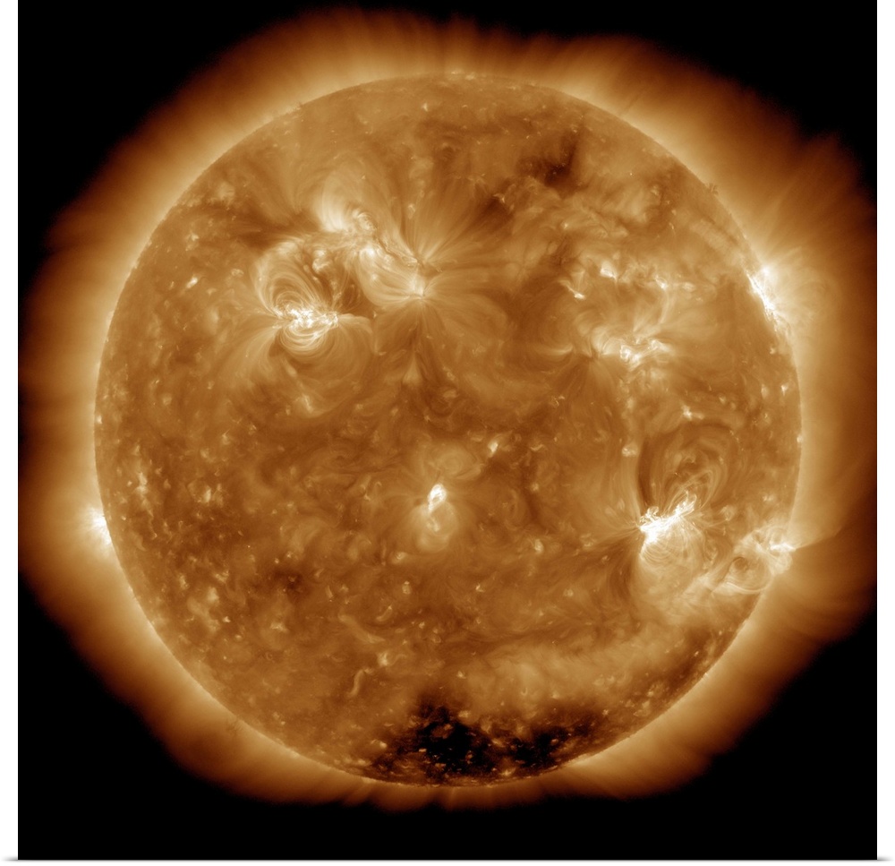February 17, 2011 - Solar activity on the Sun. An X-class solar flare erupts from the sun's active region. X-flares are th...