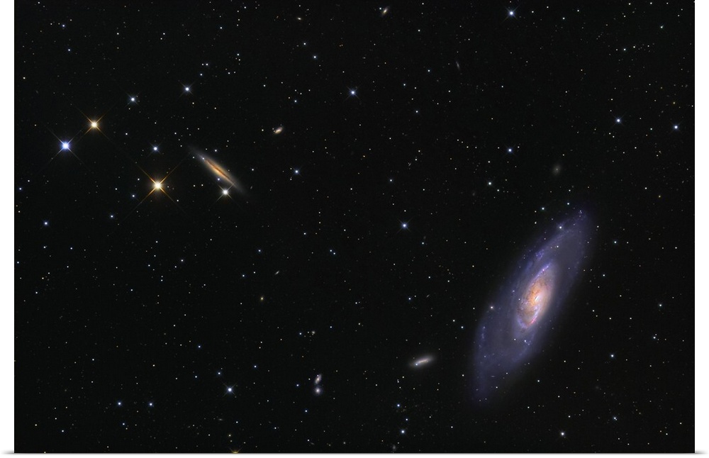 Spiral galaxy Messier 106.