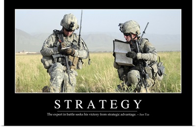 Strategy: Inspirational Quote and Motivational Poster