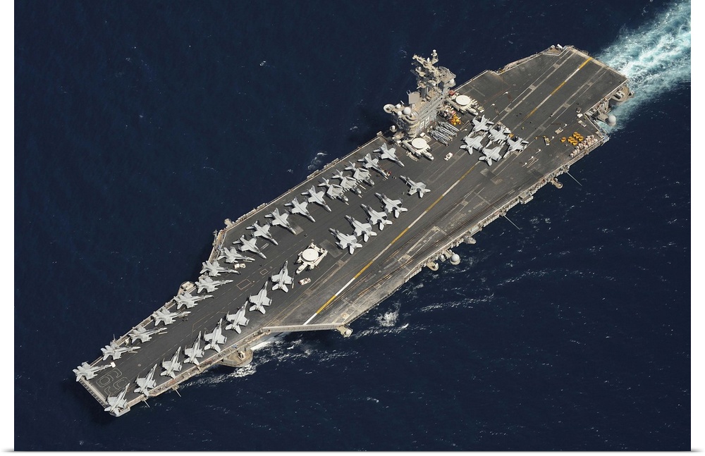 April 20, 2013 - The aircraft carrier USS Dwight D. Eisenhower (CVN-69) is underway in the North Arabian Sea. Dwight D. Ei...