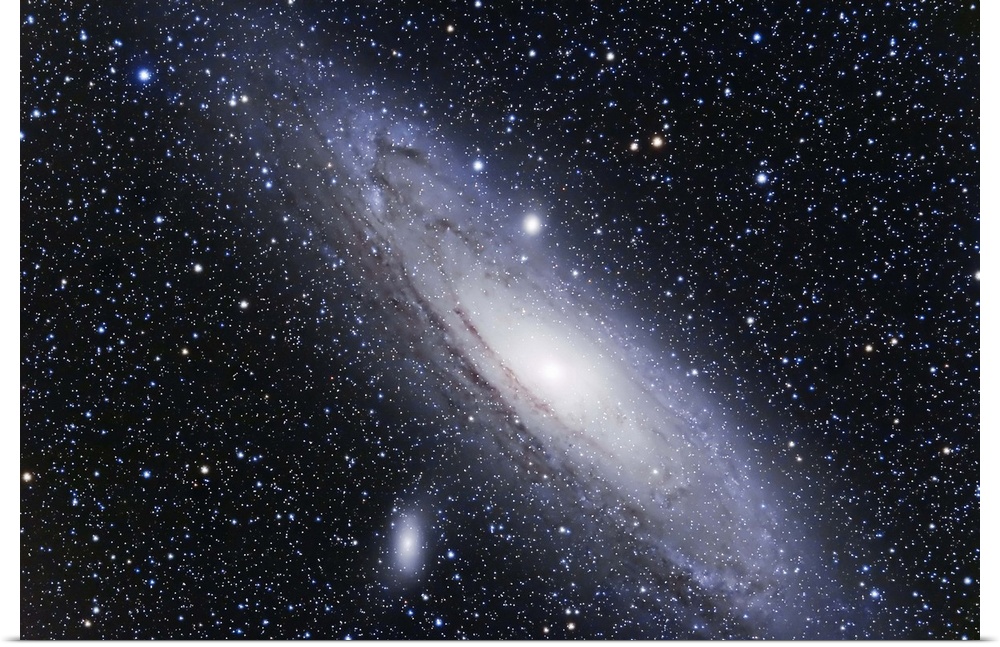 The Andromeda Galaxy, a spiral galaxy in the Andromeda constellation.