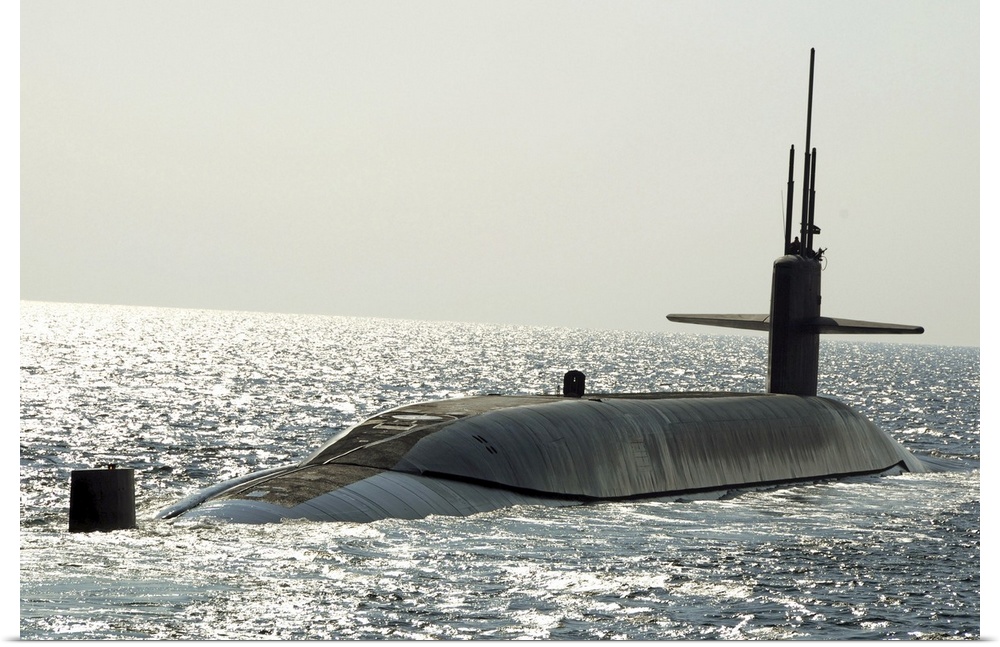 The ballistic missile submarine USS Maryland.