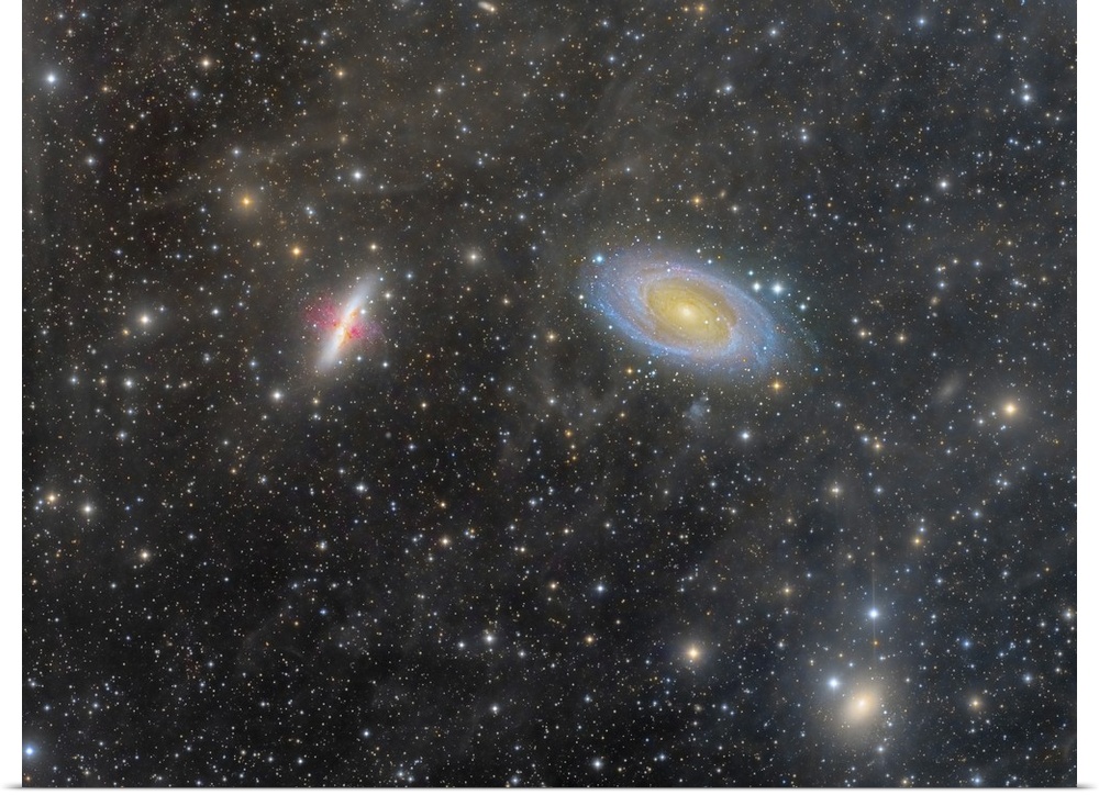 The Cigar Galaxy and Bode's Galaxy.