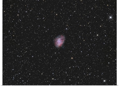 The Crab Nebula, a supernova remnant in the constellation of Taurus