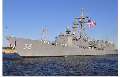 The Guided-Missile Frigate USS Underwood