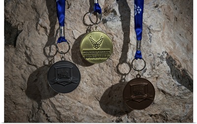 The Medals For The Air Force Wounded Warrior 2015 Trials