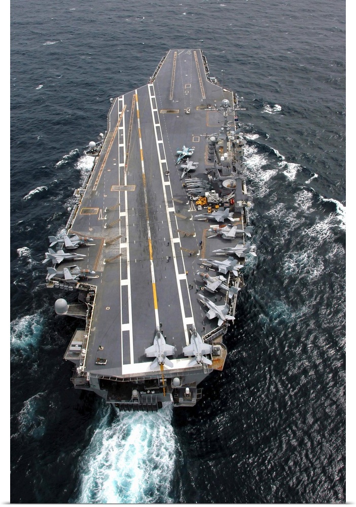 The Nimitz-class aircraft carrier USS John C. Stennis.
