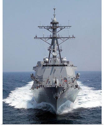 The Pre-Commissioning Unit guided missile destroyer USS Forrest Sherman