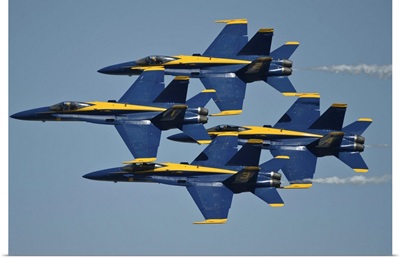 The U.S. Navy flight demonstration squadron, the Blue Angels
