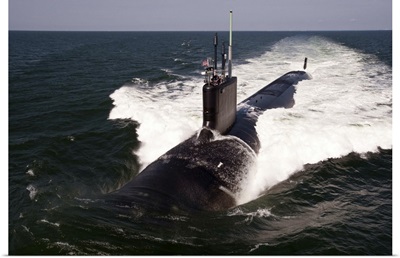 The Virginia-class attack submarine USS California