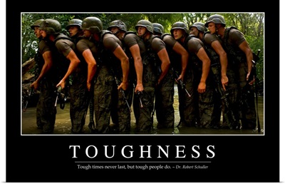 Toughness: Inspirational Quote and Motivational Poster