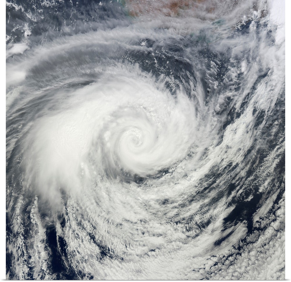 February 19, 2011 - Tropical Cyclone Dianne circulates over the Indian Ocean, off the Western Australia coast. Skirting th...
