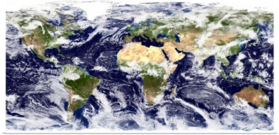 Truecolor image of the entire Earth