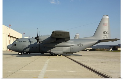 U.S. Air Forces Europe C-130 Hercules at Ramstein Air Base, Germany