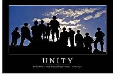 Unity: Inspirational Quote and Motivational Poster