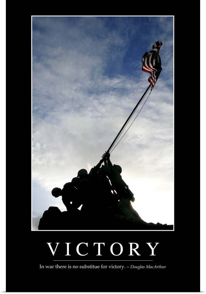 Victory: Inspirational Quote and Motivational Poster