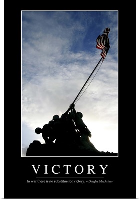 Victory: Inspirational Quote and Motivational Poster