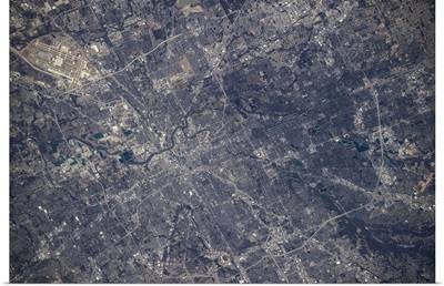 View from space of Indianapolis, Indiana