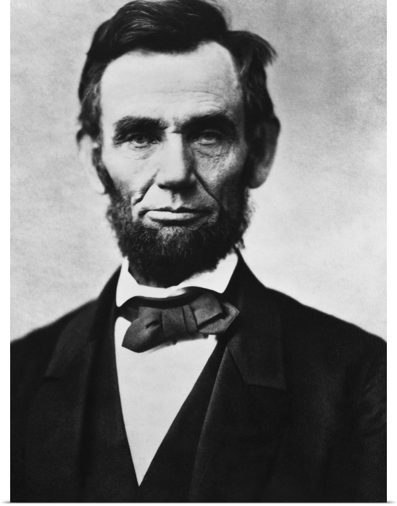 Vintage American Civil War photo of President Abraham Lincoln.