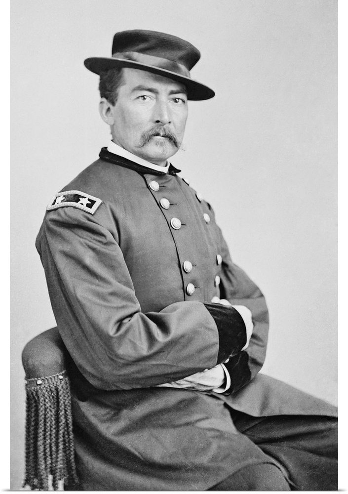 Vintage American Civil War photo of Union Army General Philip Sheridan.