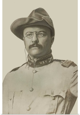 Vintage American History print of Colonel Theodore Roosevelt