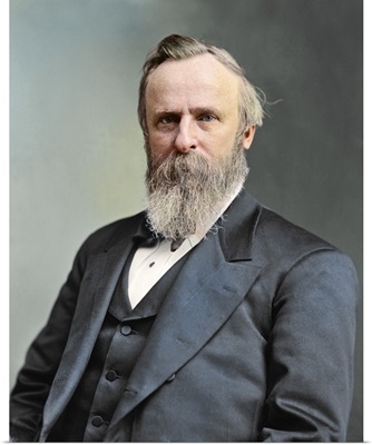 Vintage portrait of President Rutherford B. Hayes