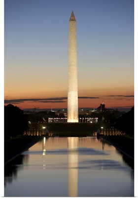 Washinton Monument at sunset, Washinton D.C., USA