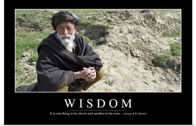 Wisdom: Inspirational Quote and Motivational Poster