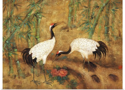Cranes and Bamboo