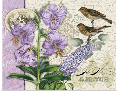 Lilac Love Botanical I