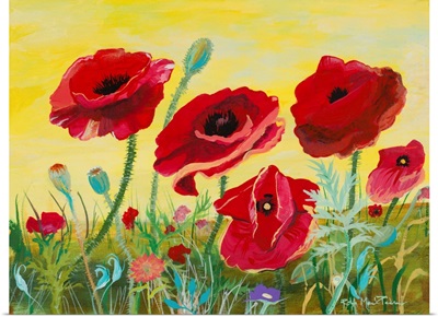 Victory Red Poppies II