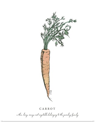 Carrot Kitchen Print