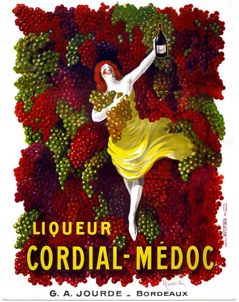 Ad, Alcohol, C1906. Advertisement For Jourde Cordial-Medoc. Lithograph By Leonetto Cappiello, C1906.