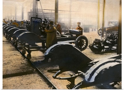 American Auto Plant, C1910, Assembly Line