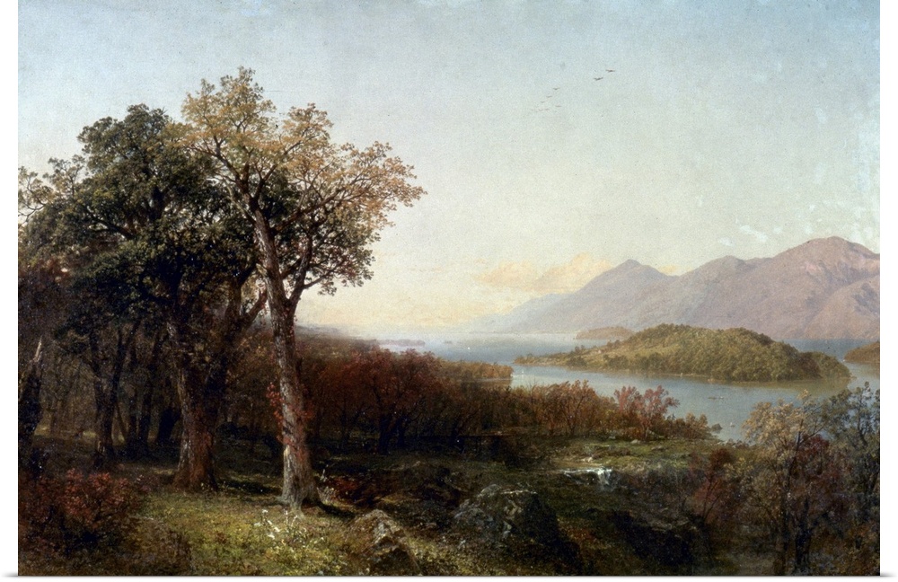 Kensett, Autumn, 1864. John Frederick Kensett, Autumn Afternoon On Lake George. Oil On Canvas, 1864.
